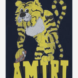 T-SHIRT IN COTONE CON STAMPA LOGO AKJYTE 1037Midnight Blue AMIRI KIDS 