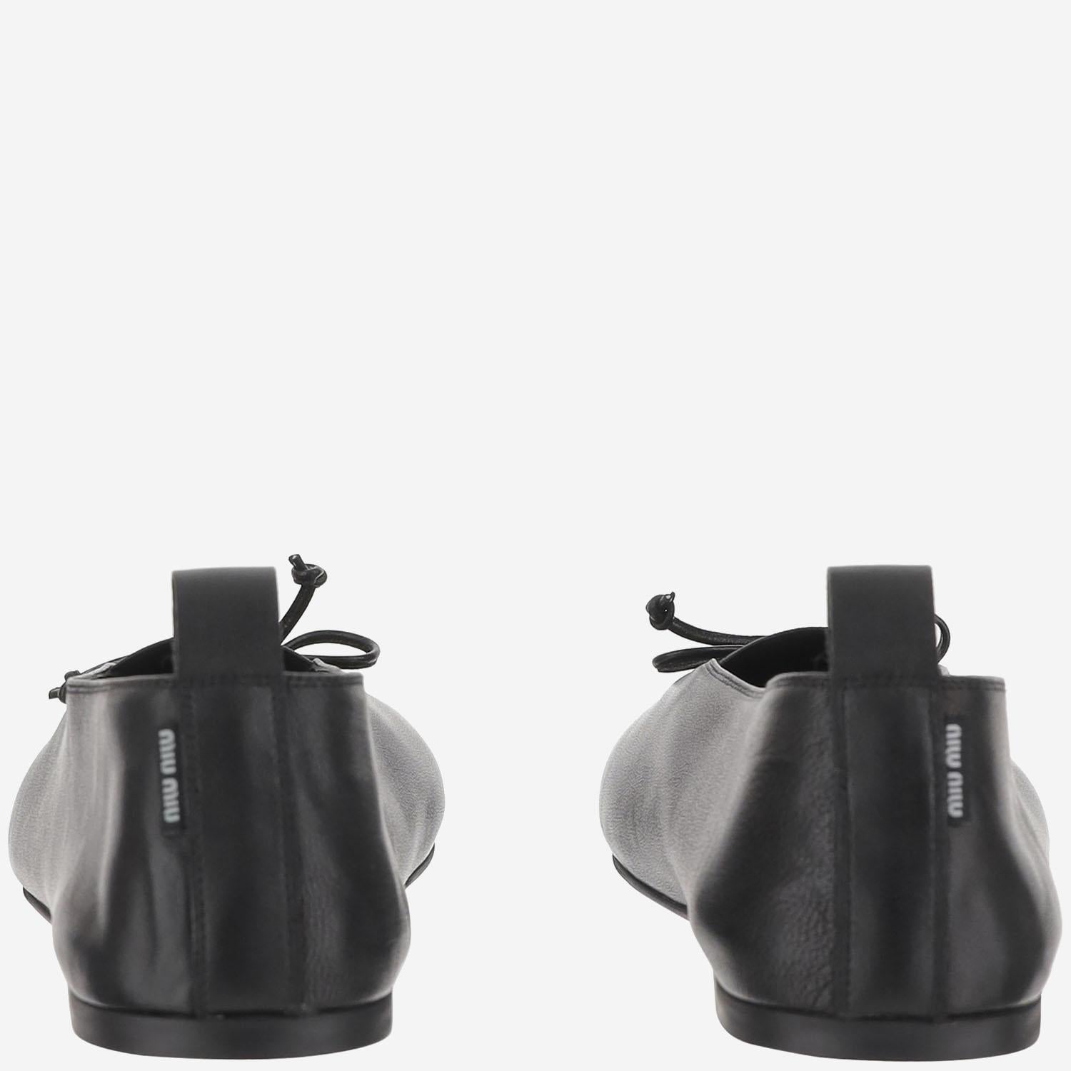 Ballerine Élan in nappa 5F552E 038F0002 MIU MIU 