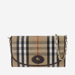 PORTAFOGLIO HIGHLANDS CON TRACOLLA 8112274 SAND BURBERRY 