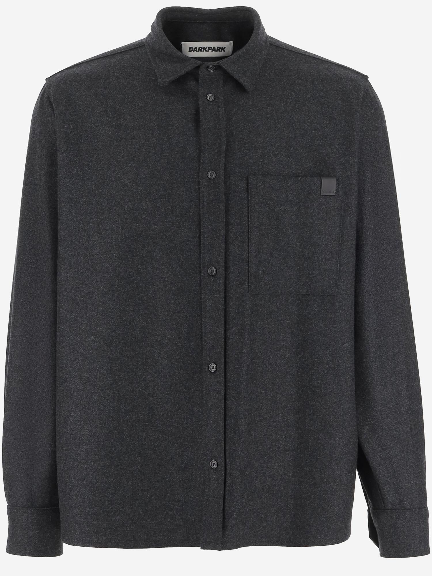 CAMICIA IN LANA MSH09 FAW020075 DARKPARK 