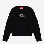 MAGLIONE IN MISTO VISCOSA CON LOGO J02435 KYAYXK900 DIESEL KIDS 