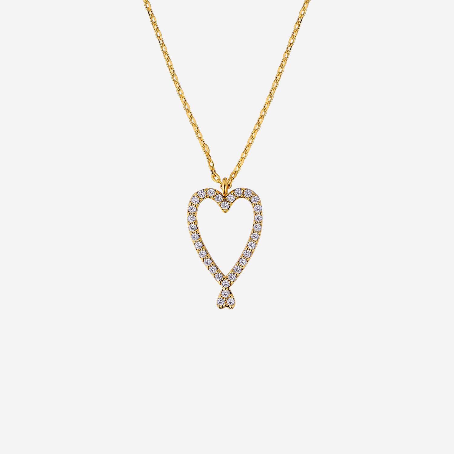 Collana TWIN HEARTS CO418 GOLD MYA BAY 