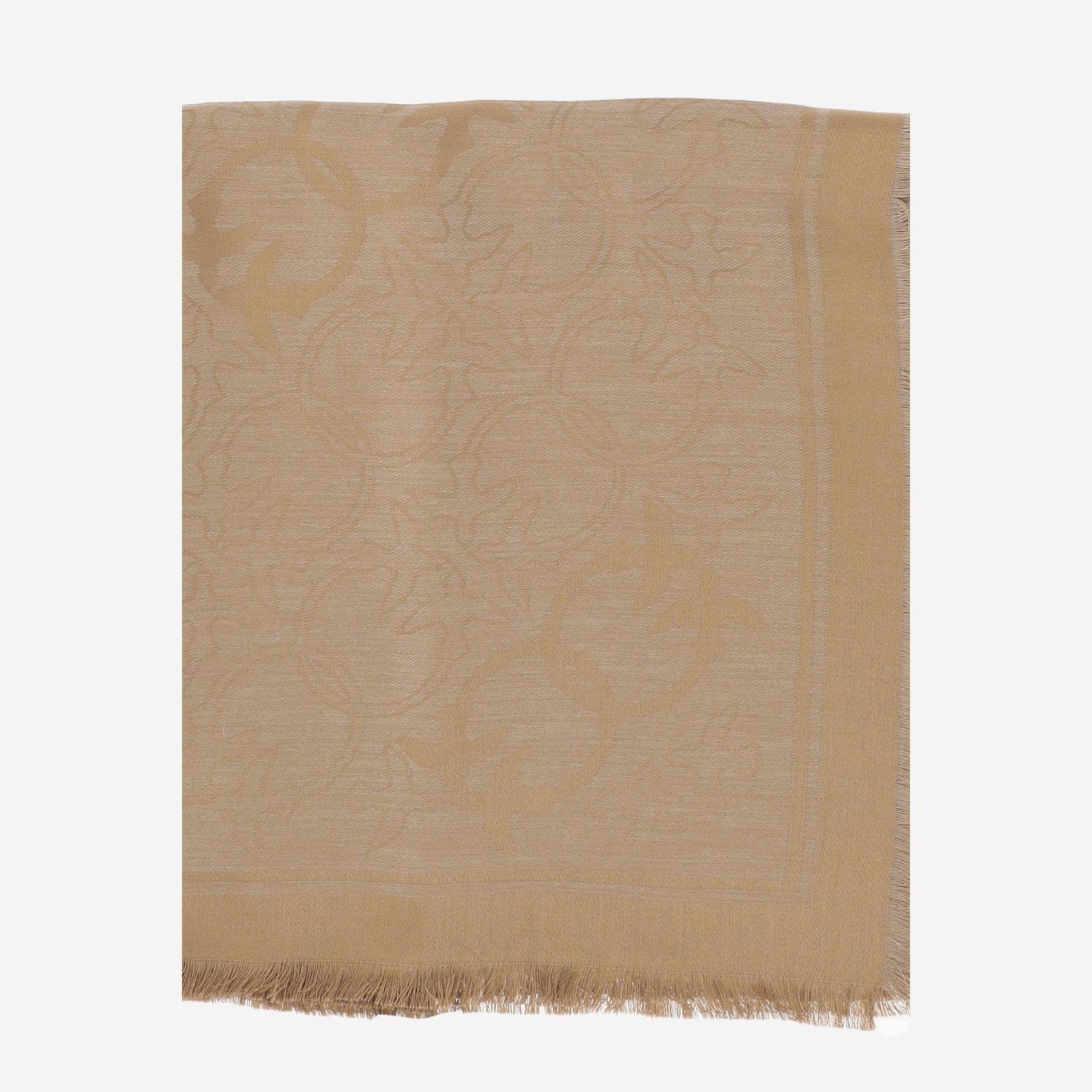 SCIARPA IN MISTO VISCOSA CON MOTIVO LOVE BIRDS 106017 A2ZHC65 PINKO 