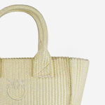 BORSA SHOPPING IN RAFIA 106832 A39YC39 PINKO 