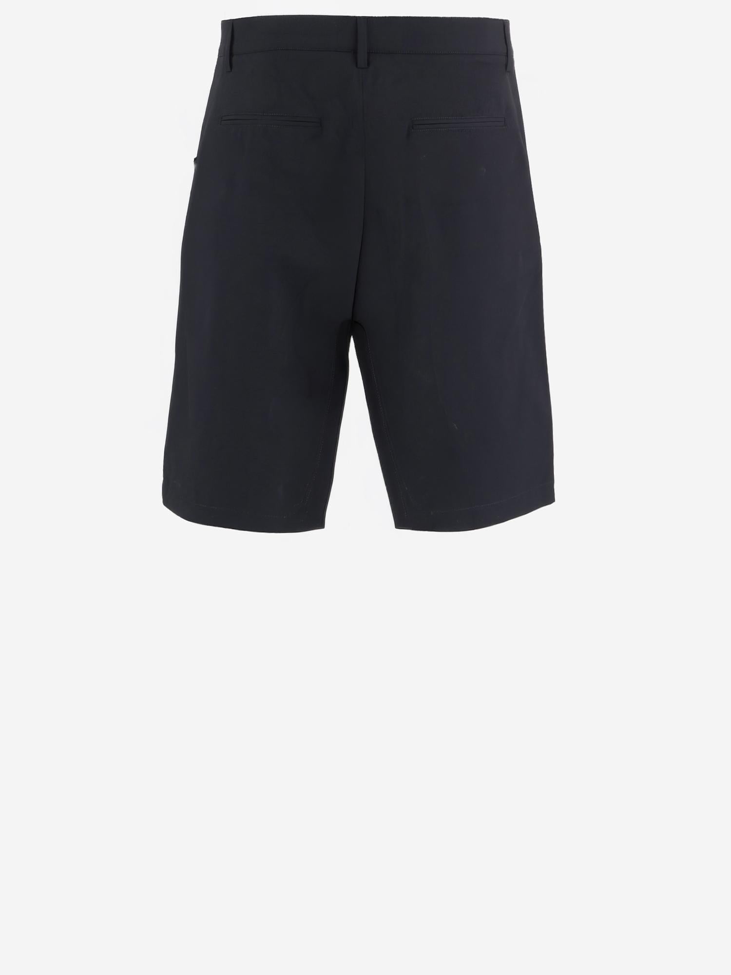 PANTALONI CORTI IN NYLON STRETCH CON LOGO 80OAD114 N0600231 JUST CAVALLI 