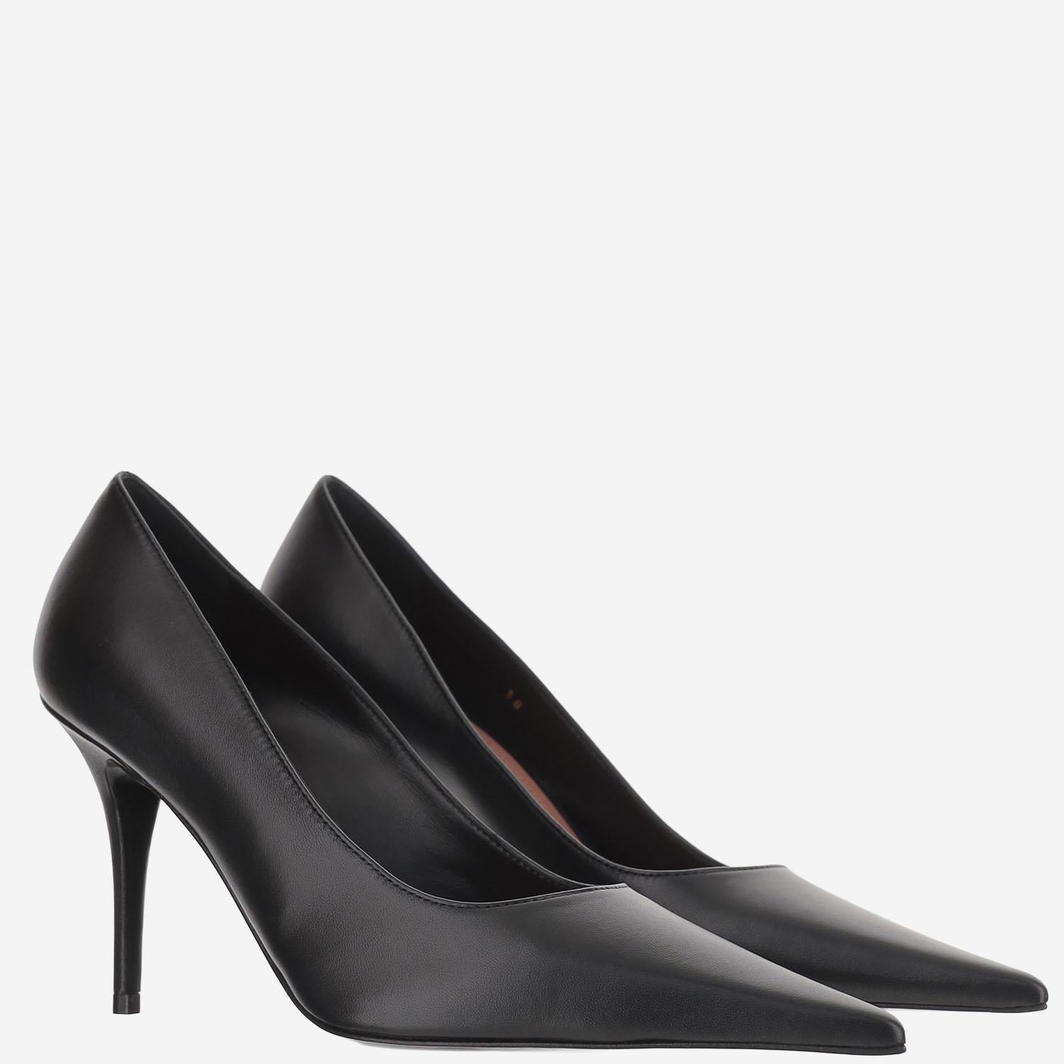 Décolleté Barbara Pump in nappa BARBARAPUMP BLACK AMINA MUADDI 
