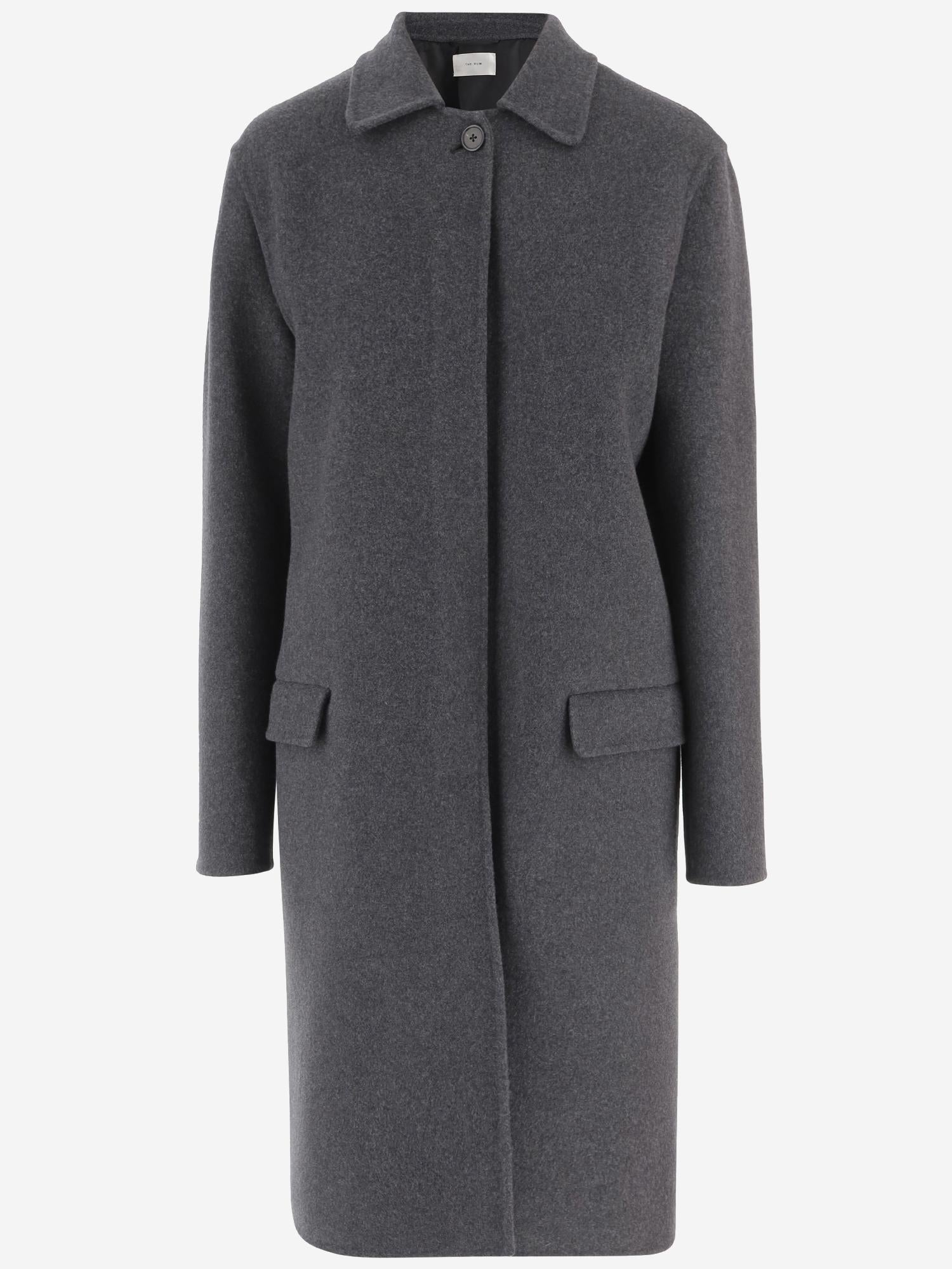 CAPPOTTO MUSCA IN MISTO CASHMERE E  LANA VERGINE 10497W4252 DCO THE ROW 