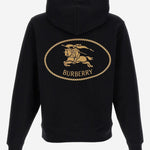 FELPA IN COTONE CON LOGO 8112807 BLACK BURBERRY 