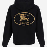 FELPA IN COTONE CON LOGO 8112807 BLACK BURBERRY 