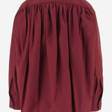 CAMICIA IN MISTO COTONE CON ARRICCIATURA POSTERIORE S26113A 0505 SASUPHI 