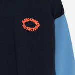 FELPA CON CAPPUCCIO IN COTONE CON LOGO B225AC048  BOBO CHOSES KIDS 