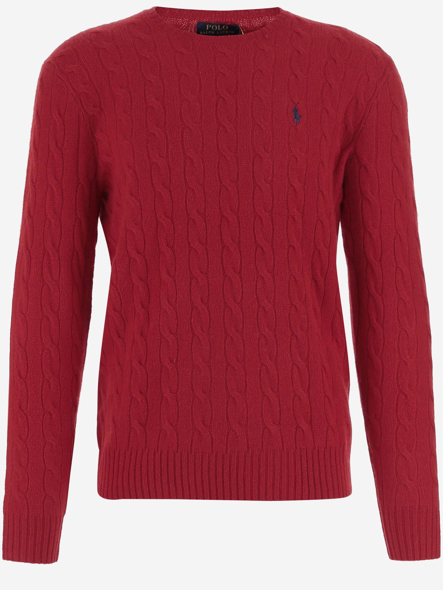 MAGLIA A TRECCE IN LANA 710876762 006 POLO RALPH LAUREN 