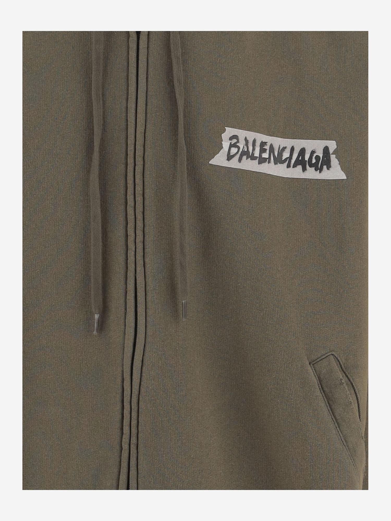 Felpa in cotone Masking Tape 850338 TTVL72840 BALENCIAGA 