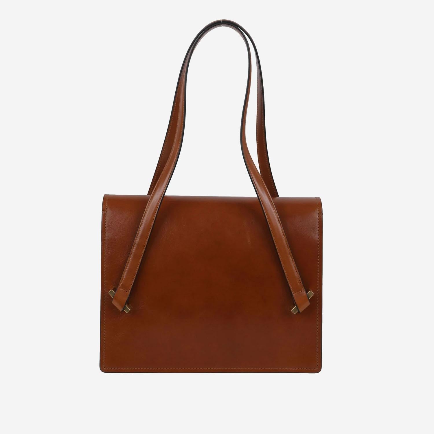 SEVERINE BORSA A SPALLA IN PELLE 1023305 1A174531NH4J VERSACE 