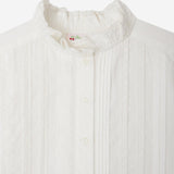 CAMICETTA EMELIA IN COTONE CON PIZZO RICAMATO W05GBLW00008 002 BONPOINT KIDS 