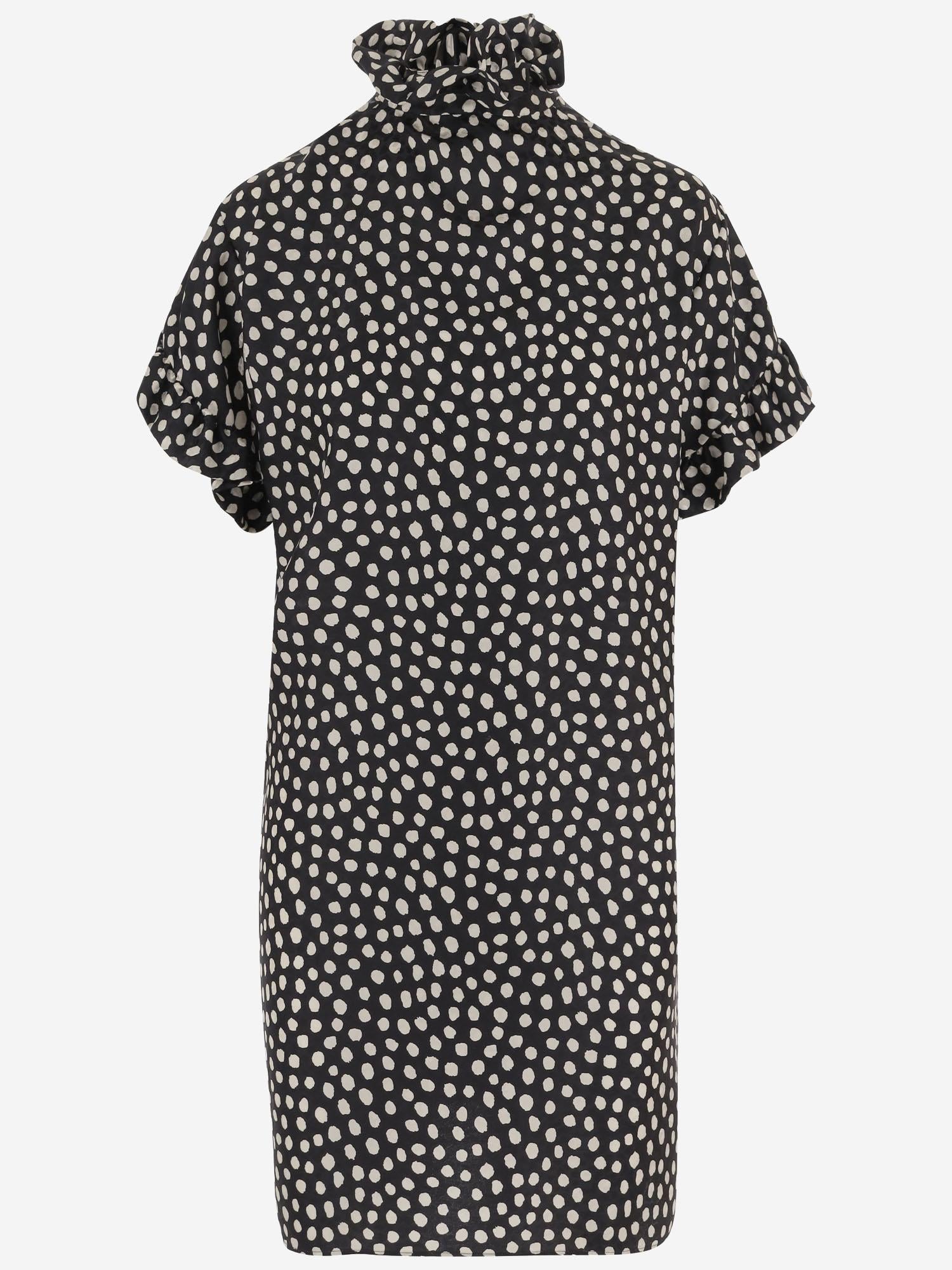 MINI ABITO A MANICHE CORTE IN JACQUARD DI SETA CH26SRO50300 915 CHLOE 