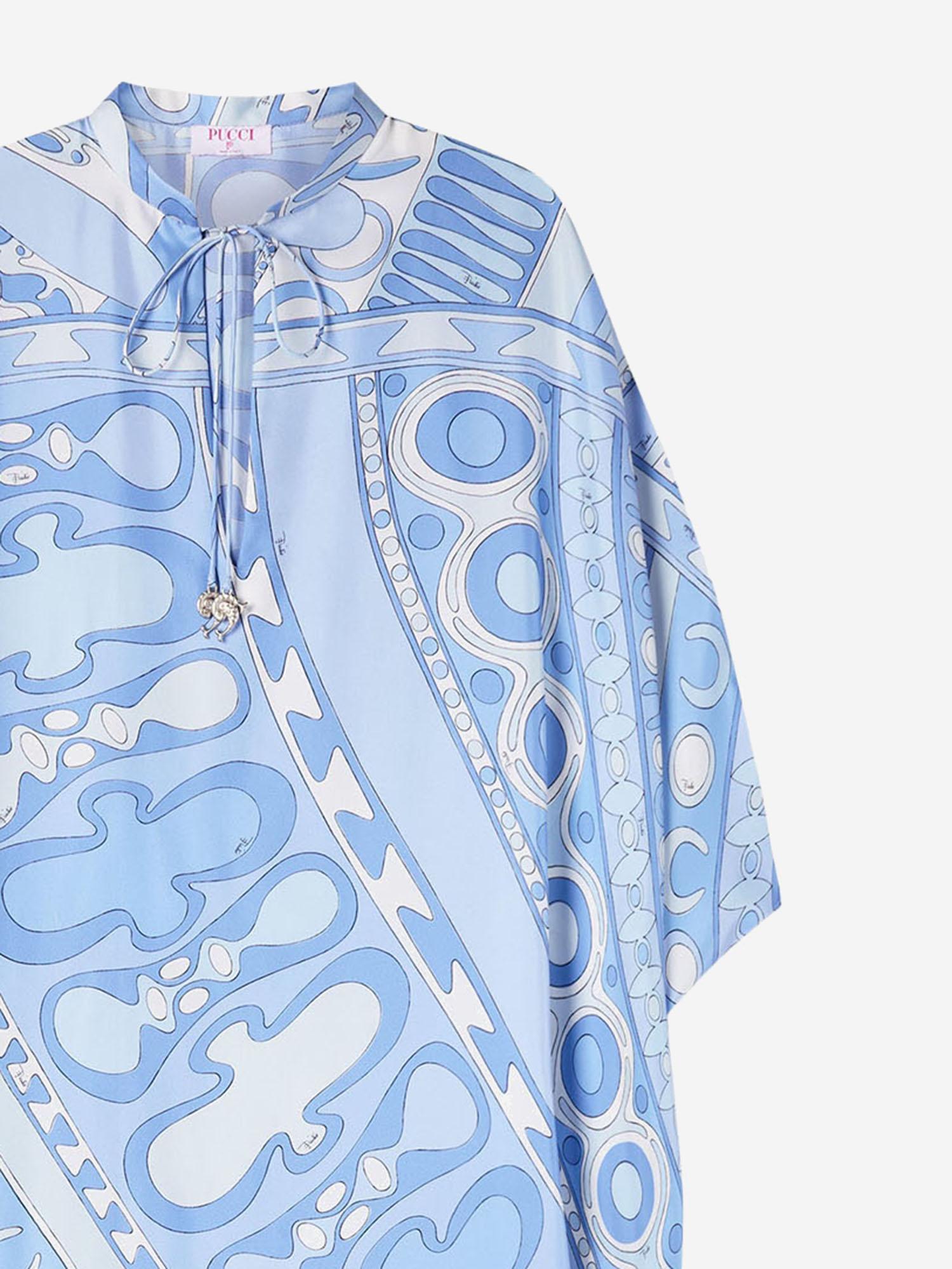 Abito lungo in seta 6HRL766H862 068 EMILIO PUCCI 