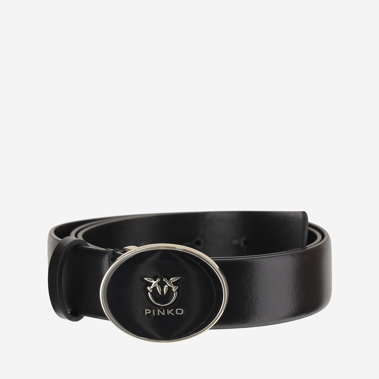 CINTURA IN PELLE CON LOGO 105478 A2QLZ99L PINKO 