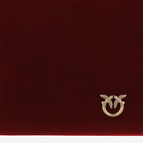 POCHETTE IN PELLE CON LOGO 104277 A0F1RR8Q PINKO 