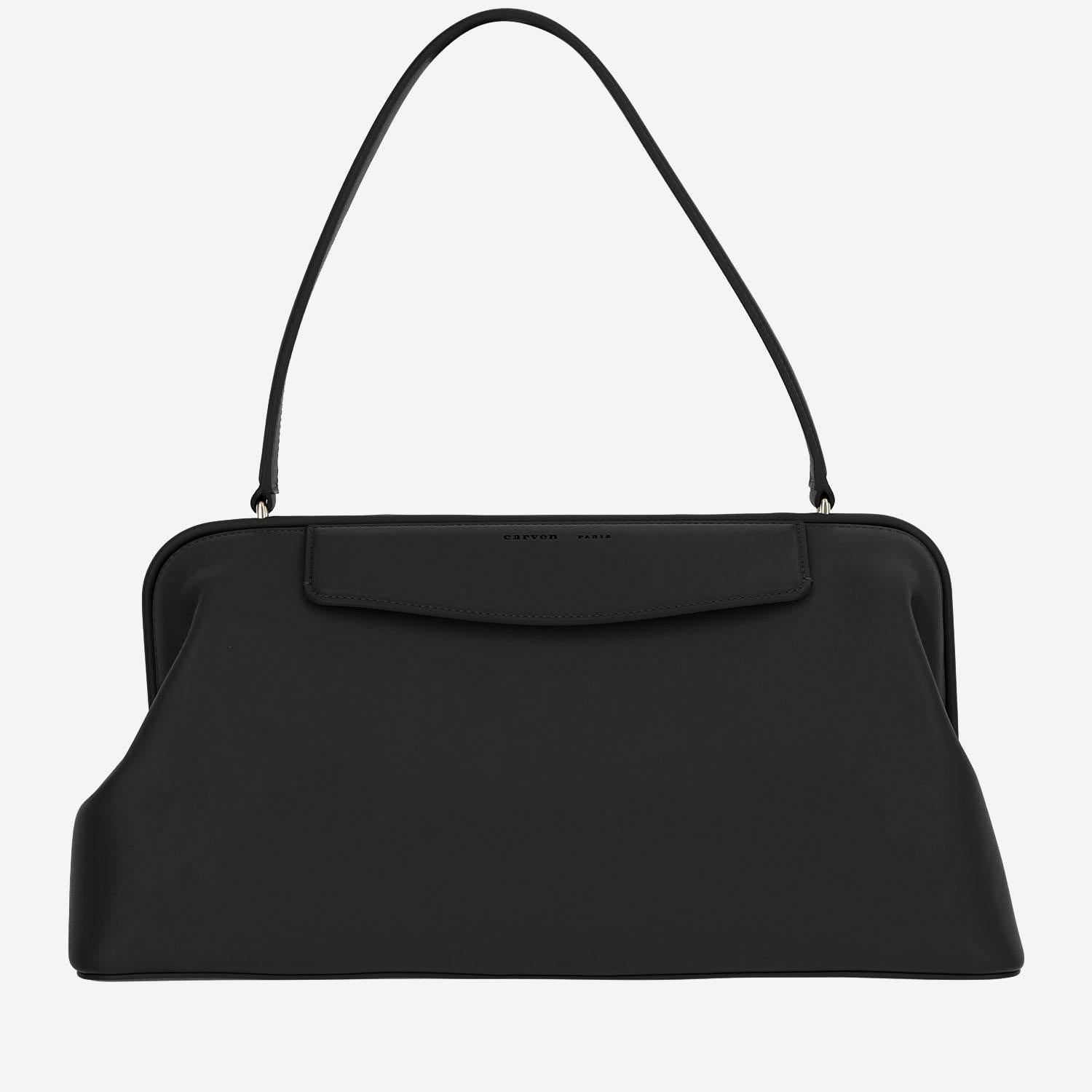 BORSA CARMEN IN PELLE 6251161237 DEEPBLACK CARVEN 