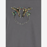 FELPA IN COTONE CON LOGO 100534 A33GK10 PINKO 