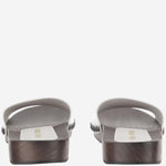 SANDALI IN PELLE CON LOGO 5Z425E 069F0009 MIU MIU 