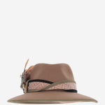 CAPPELLO fedora IN LANA TERRACOTAFEDORA NATURAL ALEXIA ALVAREZ DE TOLEDO 