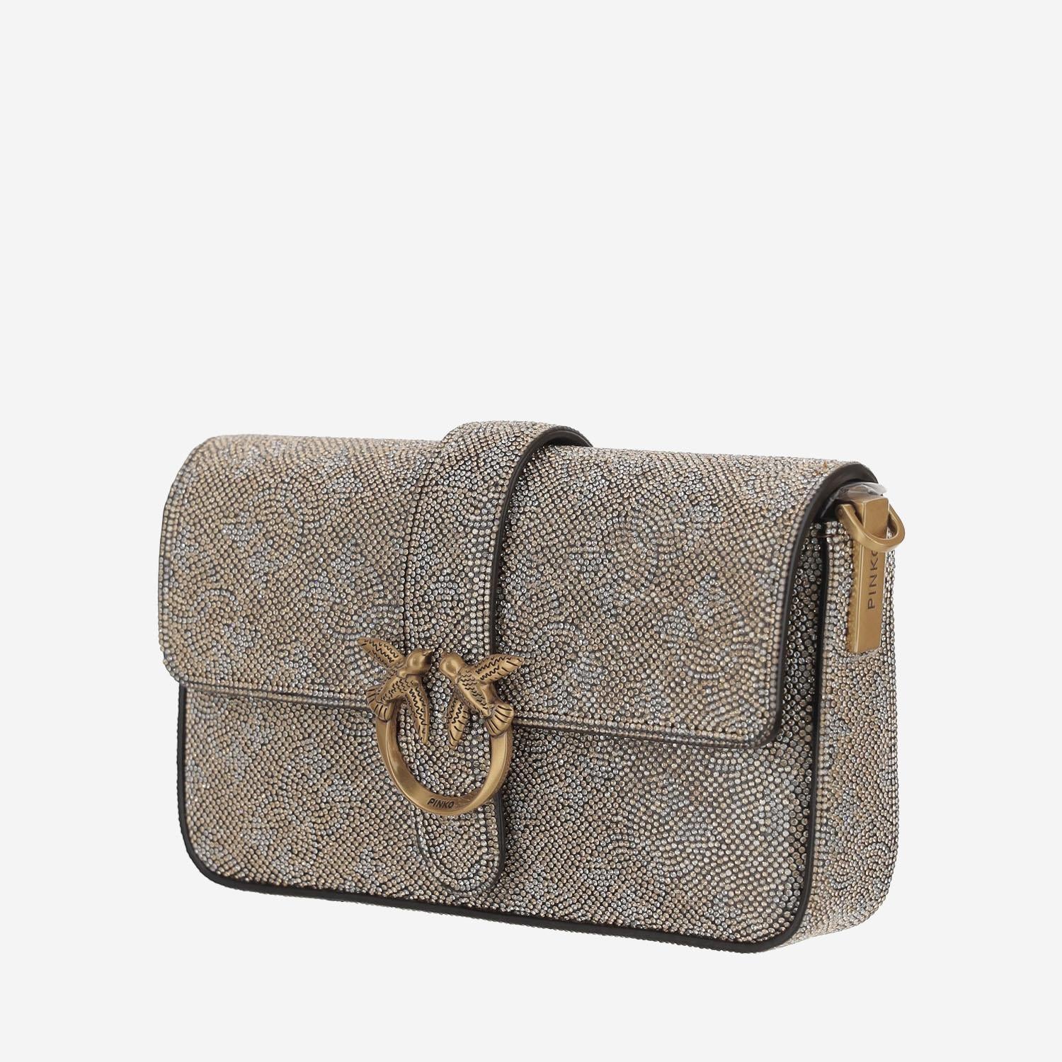 BORSA A TRACOLLA LOVE ONE SLOUCHY BABY 105353 A20DZZLQ PINKO 