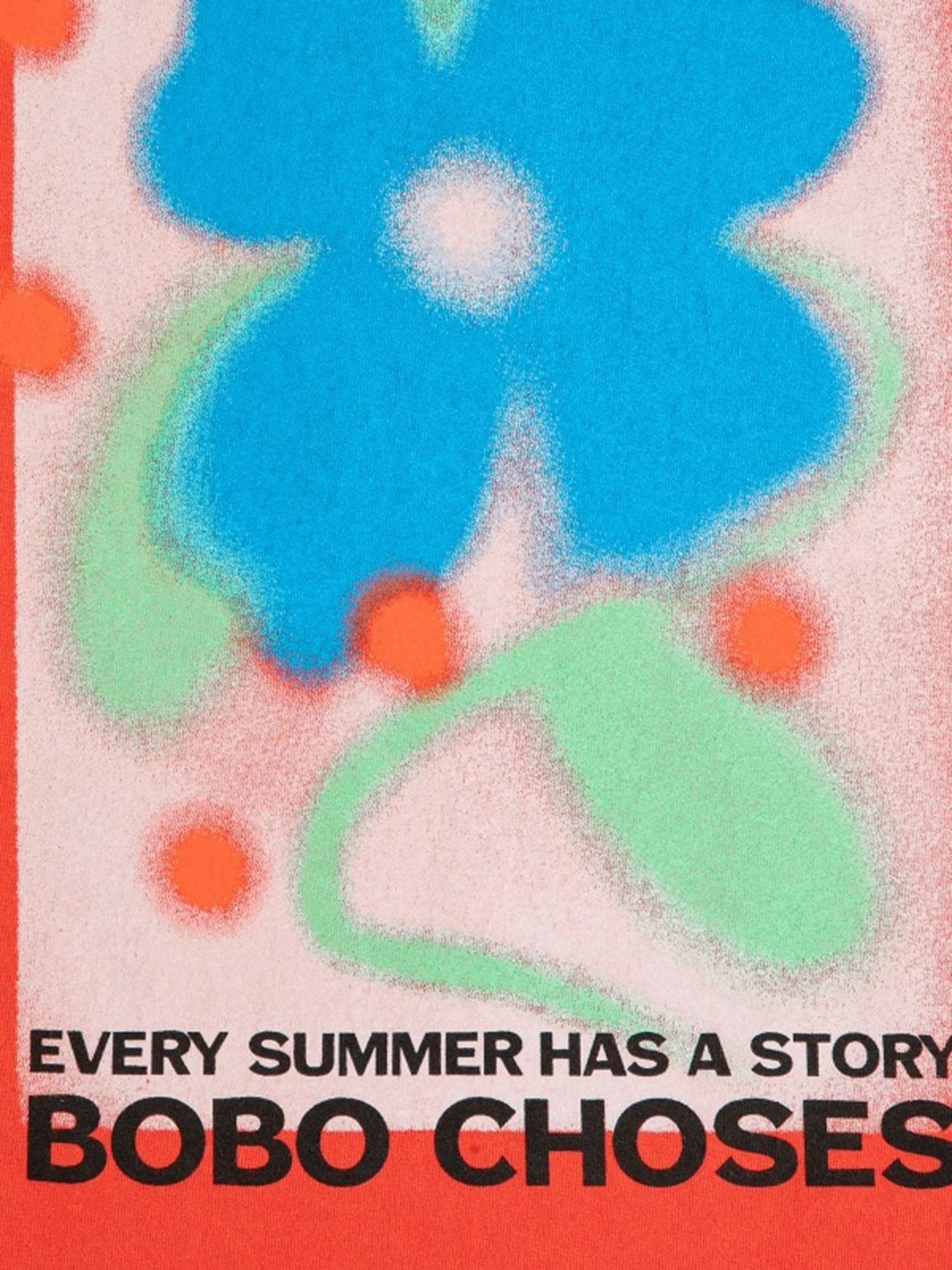 T-SHIRT IN COTONE CON LOGO B126AC012 RED BOBO CHOSES KIDS 