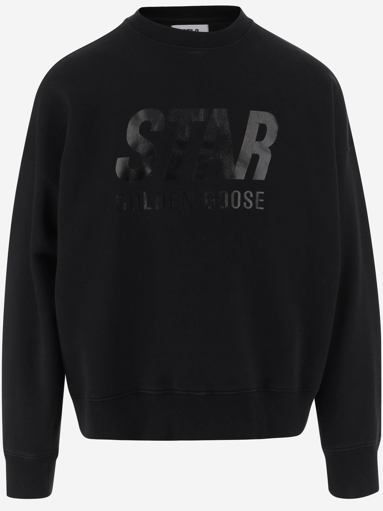 FELPA STAR IN COTONE GUP01992 P00180390100 GOLDEN GOOSE 