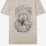 T-SHIRT IN COTONE CON STAMPA LOGO GMP01220 P00252460255 GOLDEN GOOSE 