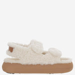 SANDALI IN SHEARLING CON SUOLA SPESSA 2420020 H017 MOON BOOT 