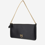 POCHETTE IN PELLE CON LOGO 102747 A0F1Z99Q PINKO 