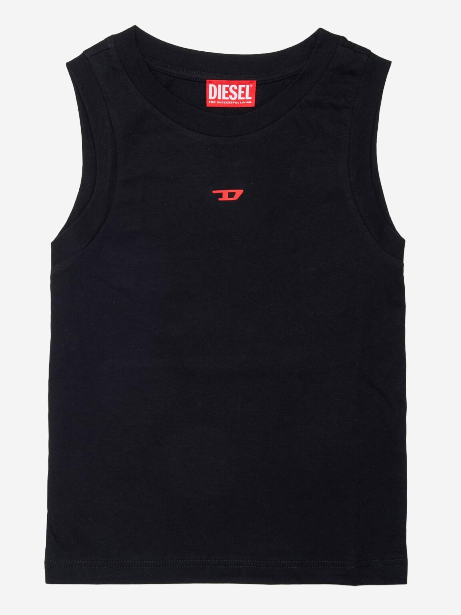 TANK TOP MTIARDY IN COTONE J02741 00YI9K900 DIESEL KIDS 