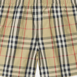 SHORTS DA BAGNO CON MOTIVO CHECK 8117147 SANDIPCHECK BURBERRY KIDS 