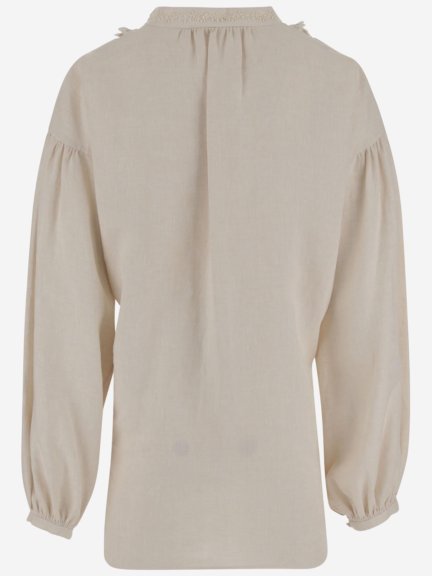 CAMICIA CON RUCHES 6V3ABP81AKR A03 VALENTINO 