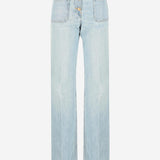 JEANS IN DENIM CON BOTTONI DORATI 8B0DD23L A92FLX VALENTINO 