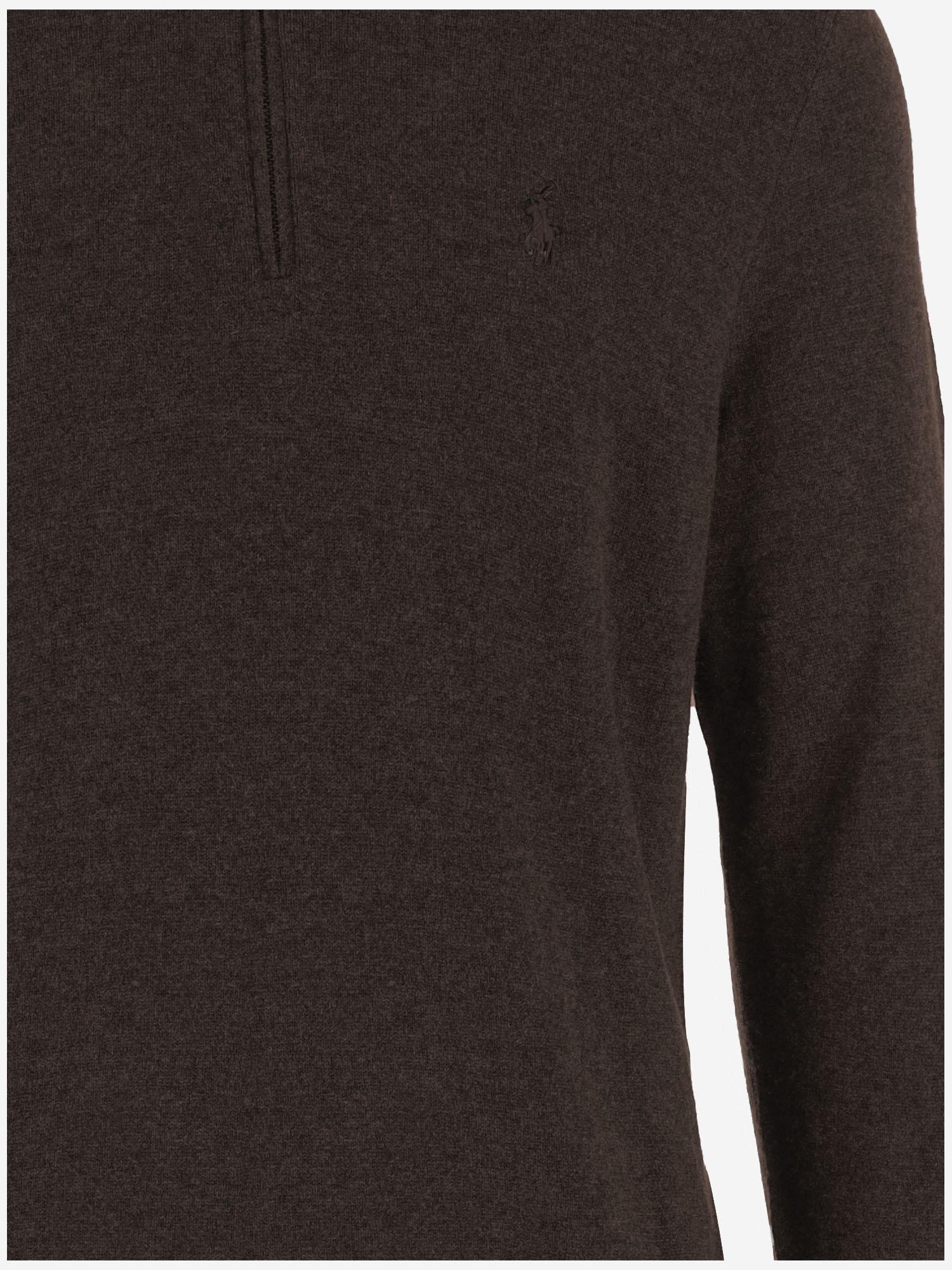 MAGLIA IN LANA CON LOGO 710876756 022 POLO RALPH LAUREN 