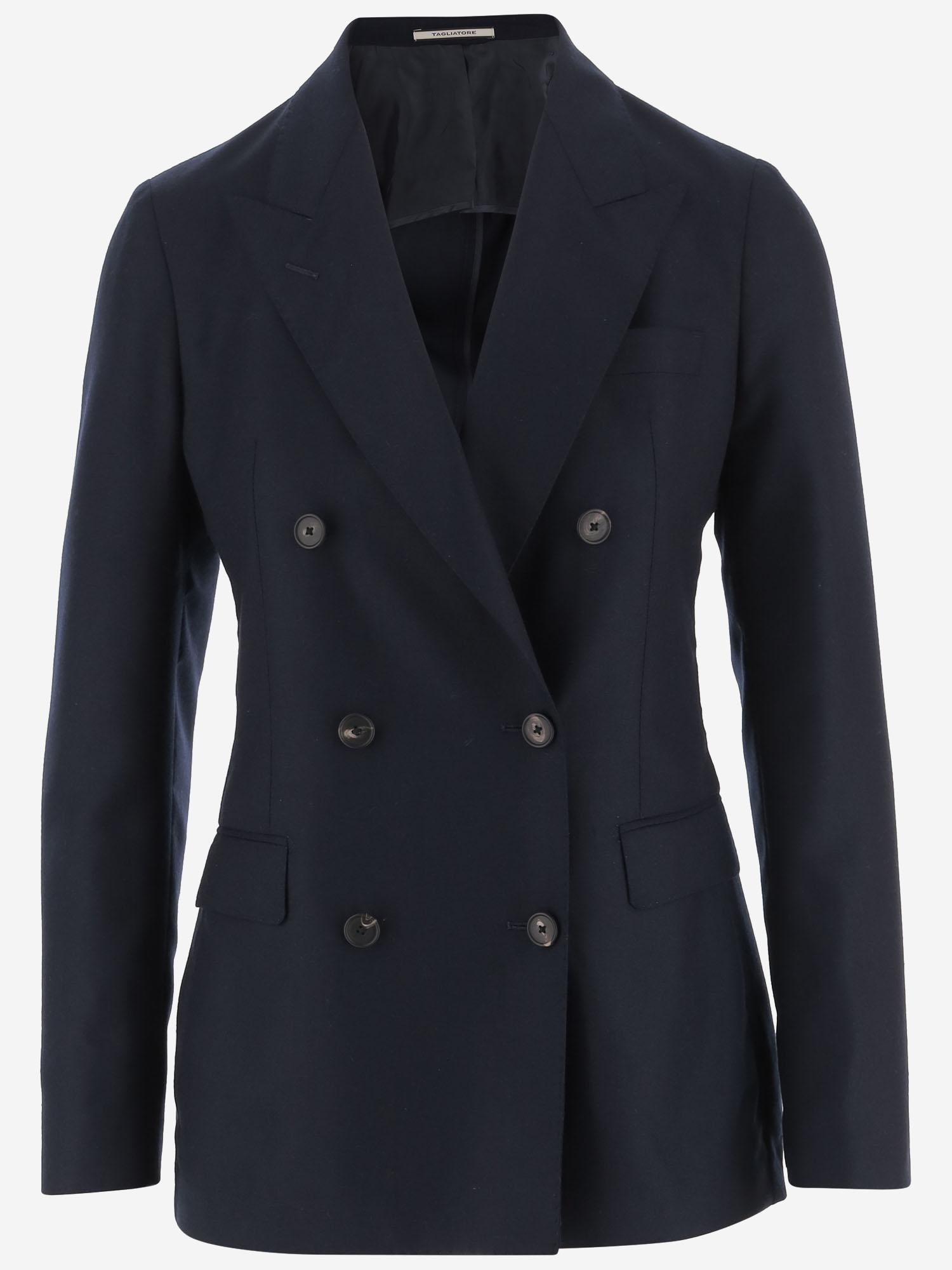 Giacca doppiopetto in cashmere JPARIGI10B 440029B3218 TAGLIATORE 