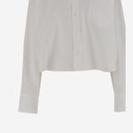 CAMICIA CROPPED IN COTONE FSH770CO0031 168 AMI 