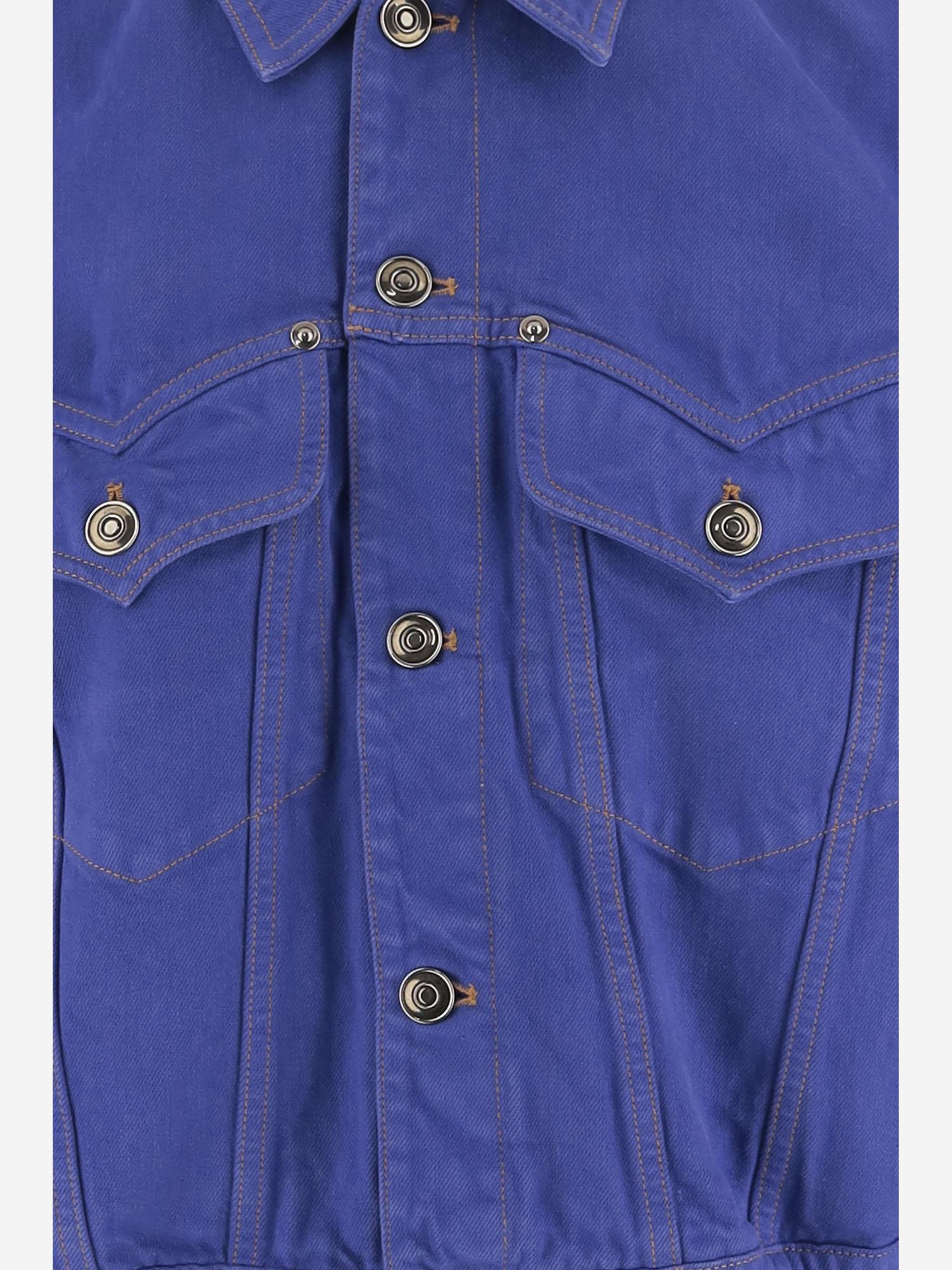 GIACCA IN DENIM DI COTONE 1024527 1A178711DB10 VERSACE 