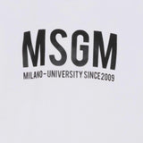 T-SHIRT IN COTONE CON LOGO S6MSJUTH051 001 MSGM KIDS 