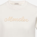 T-SHIRT IN COTONE CON LOGO RICAMATO 8C00051 89AUG034 MONCLER 