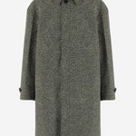 Cappotto in popeline di nylon con stampa bouclé 844211 Z7AYS3088 GUCCI 