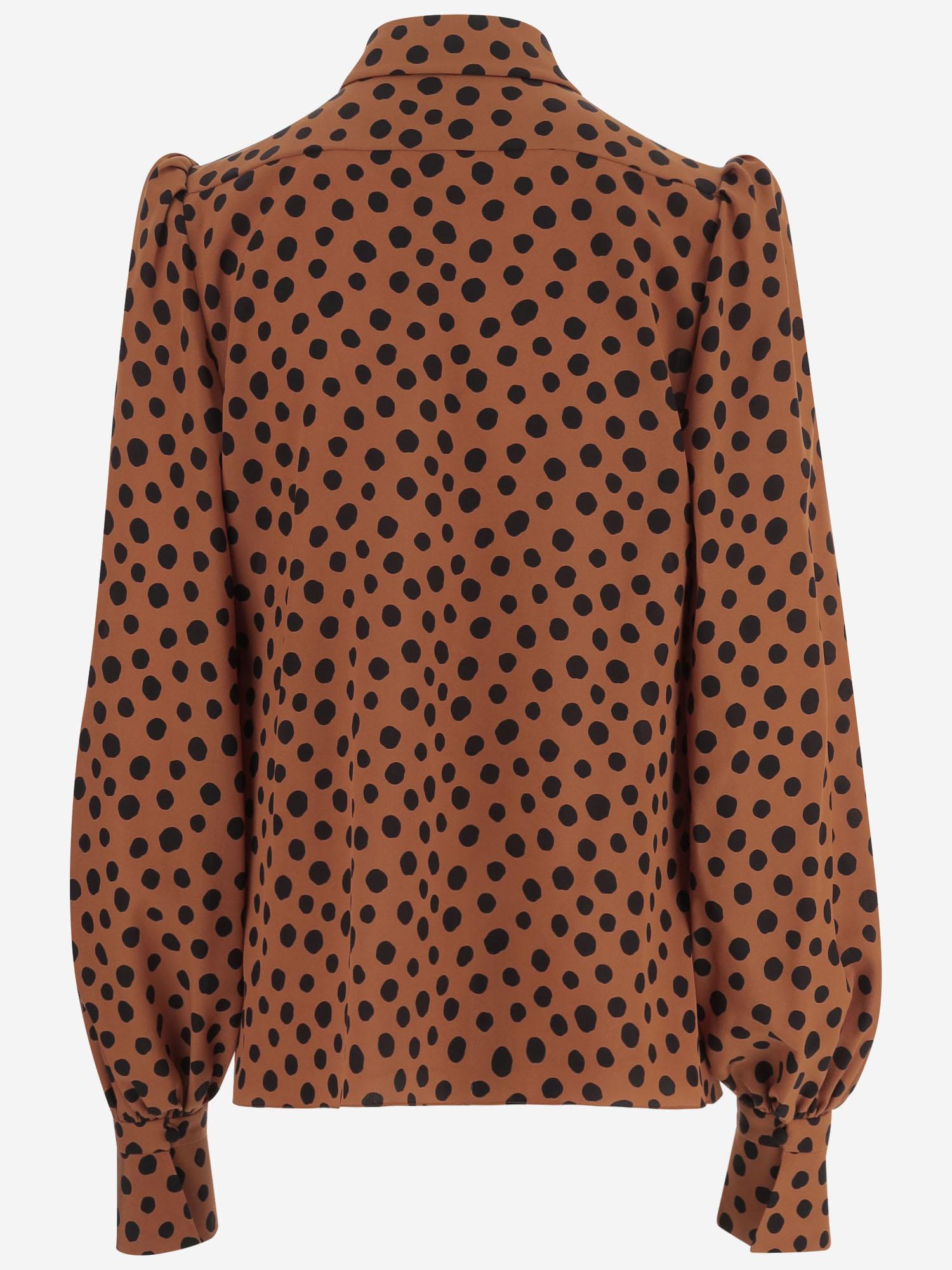 Camicia di seta a pois 8B0AB8E2 A62U46 VALENTINO 