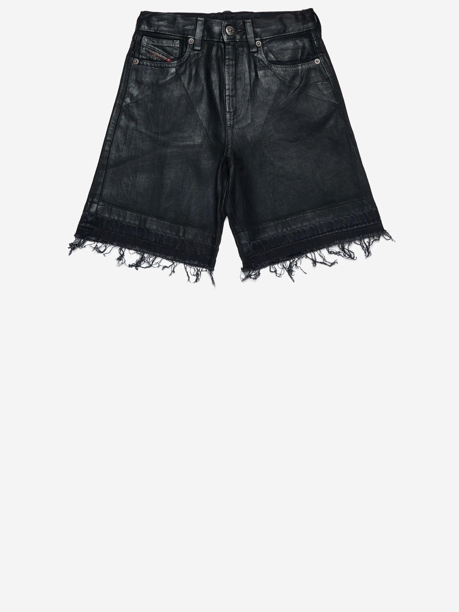 PANTALONI CORTI IN MISTO COTONE J02351 KXBPXK02 DIESEL KIDS 