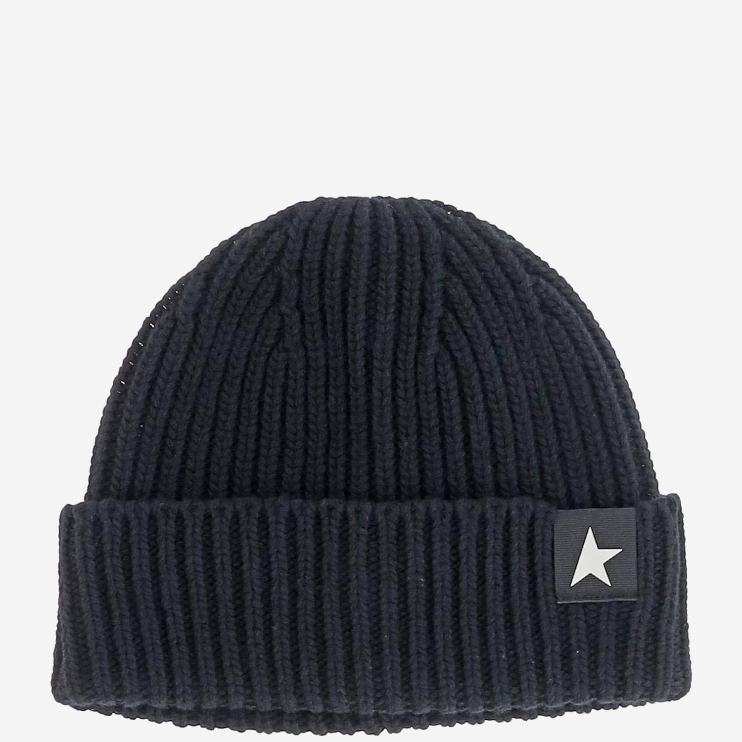 Berretto in lana con logo GUP01035 P00060190100 GOLDEN GOOSE 