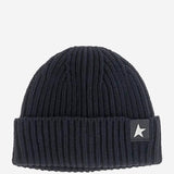 Berretto in lana con logo GUP01035 P00060190100 GOLDEN GOOSE 