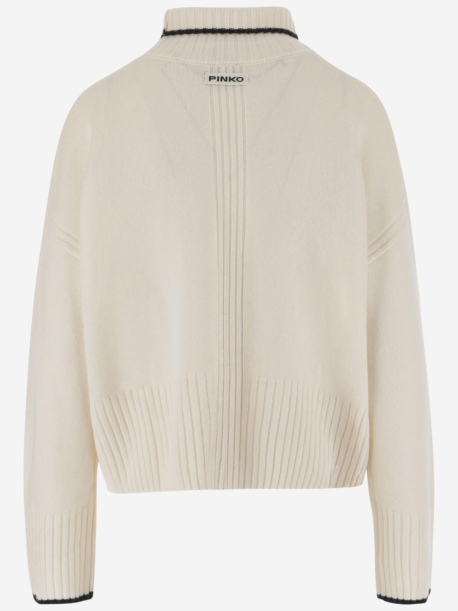 PULLOVEER DOLCEVITA IN LANA E CASHMERE 105446 A2Q9Z13 PINKO 