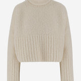 Maglia in misto cashmere a collo alto W25661 0101 SASUPHI 